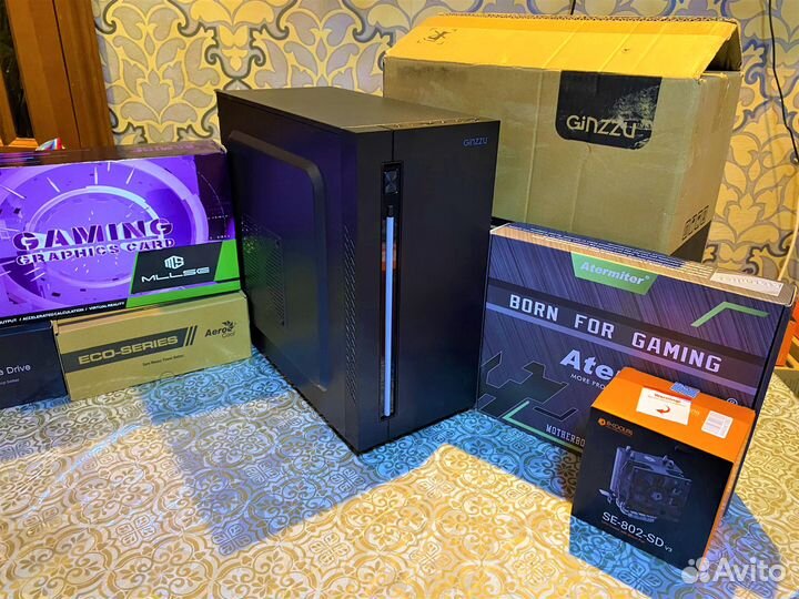Новый мощный игровой компьютер 20Ядер/16GB/SSD512G