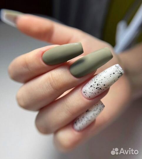 Маникюр гель лак наращивание