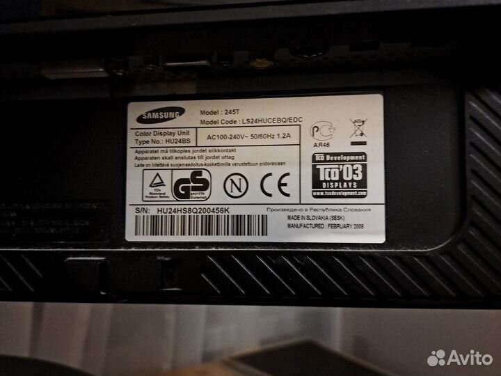 Монитор samsung 245t