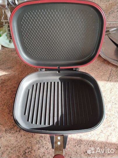 Сковорода гриль двухсторонняя Leomax