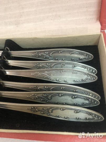 Ложки столовые.Комплект6шт.Мельхиор.Кольчугино