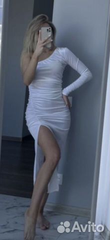 Платье велюр