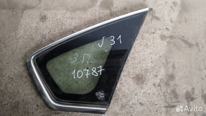 Стекло кузовное глухое заднее правое Nissan Teana