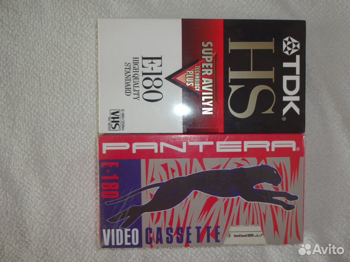 Новые видео кассеты TDK и Pantera