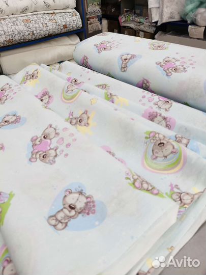 Отрез 5м Бязь ширина 150см хлопок