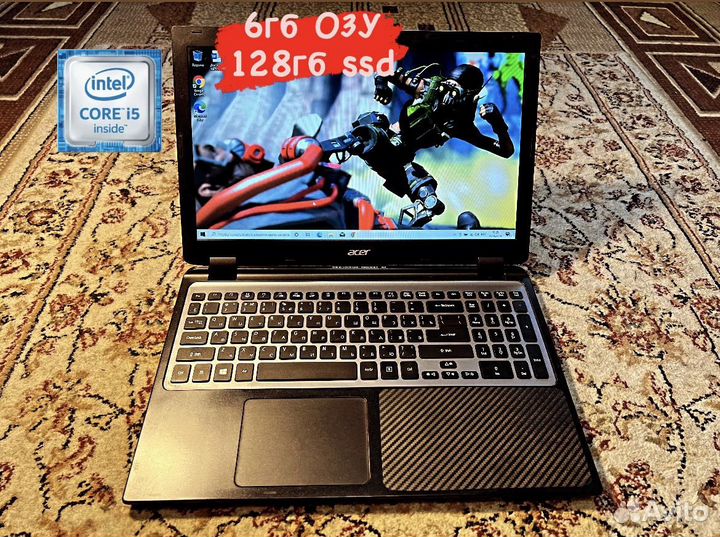 Мощный Ноутбук Acer core i5/6гб/128ssd