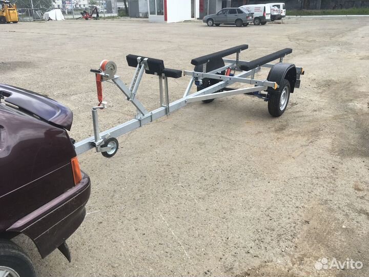 Прицеп легковой для пвх лодки до 3,9 м в цинке