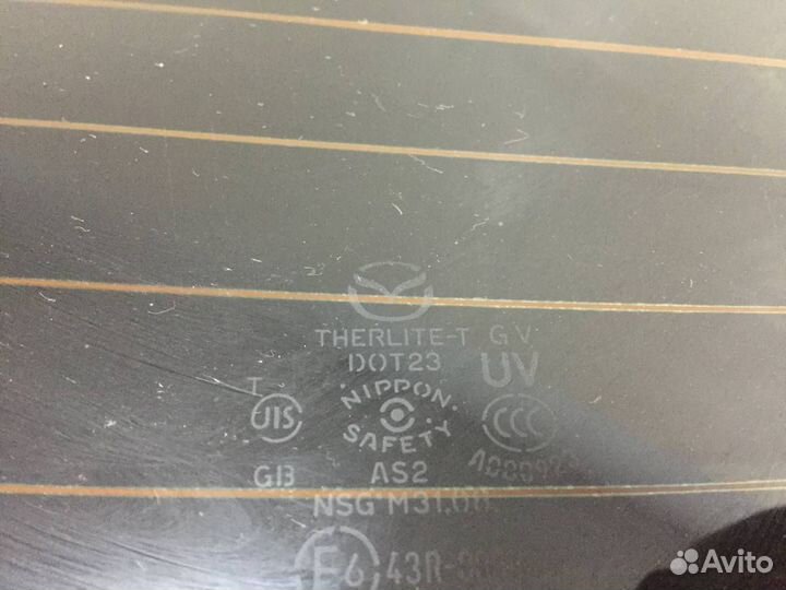 Стекло заднее Mazda 3 BL 2009-2013