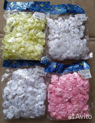 Цветы из ткани для рукоделия