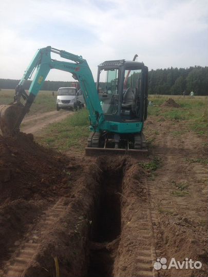 Услуги (аренда) мини экскаватора и эвакуатора