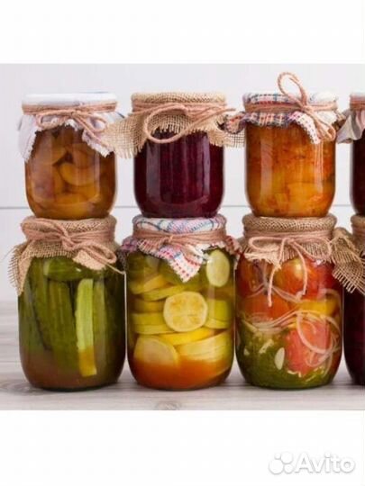 Банки стеклянные 3 л 0,7 0.5 0,35 винт и обычные