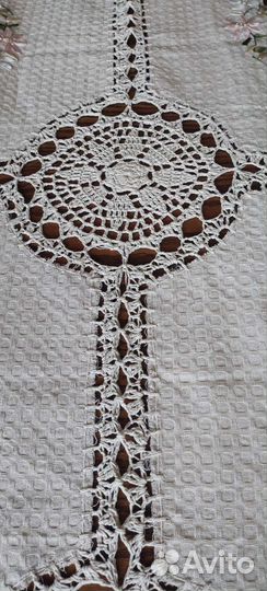 Скатерть лен новая