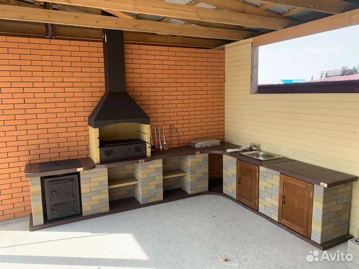 Печь барбекю. Зона Барбекю