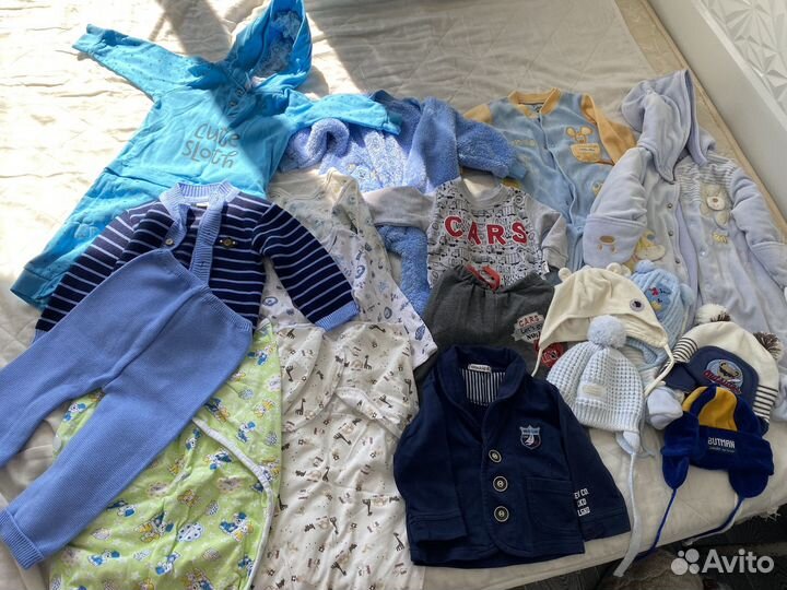Вещи на мальчика от 0 до 6 месяцев