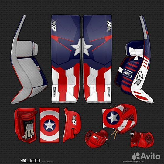 Щитки вратарские, блин и ловушка, нагрудники новые