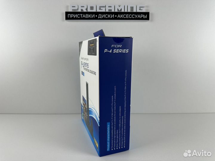 Подставка с охлаждением и зарядкой PS4 slim/pro