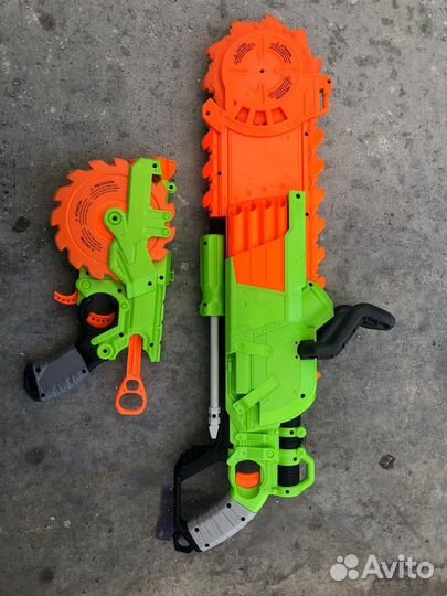 Nerf brain saw / Nerf cross cut бластеры