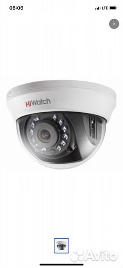 Камера видеонаблюдения купольная