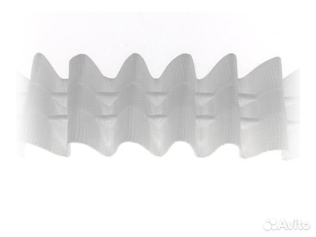 Лента шторная 2,5см YD C18 классика матовая, арт.4