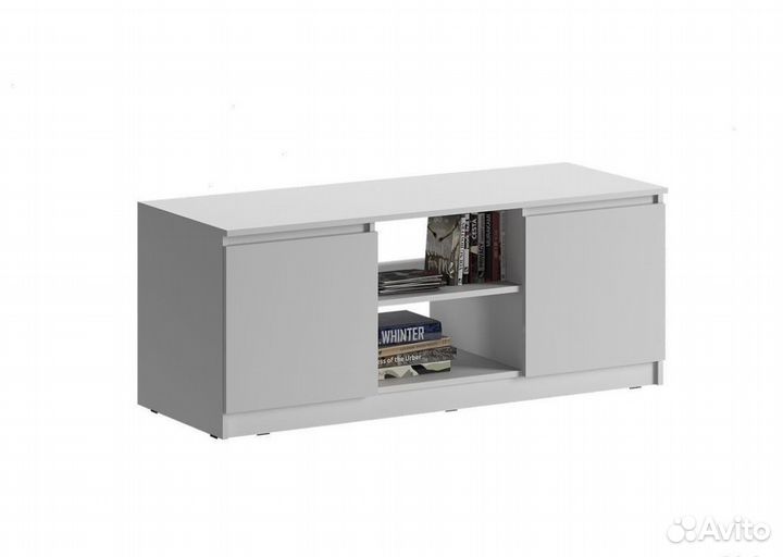 Тумба тв Челси Белый/Графит