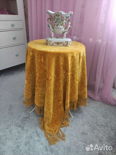 Скатерть филейная антикварная