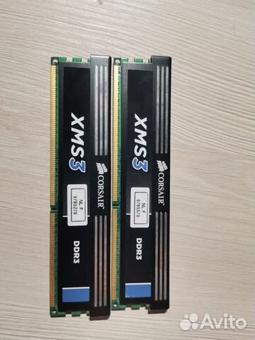 Оперативная память Corsair XMS3 4GB DDR3 1600MHz