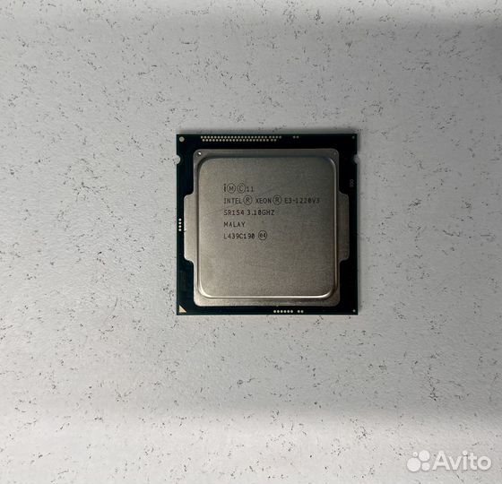 Процессор Intel Xeon E3 1220v3 он же i5 4670