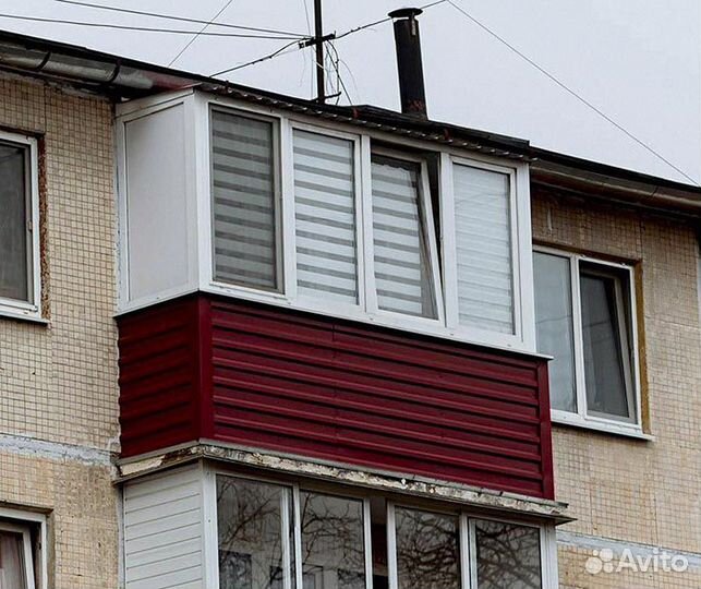 Остекление балкона, лоджии