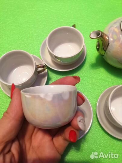 Сервиз детский и вазочка