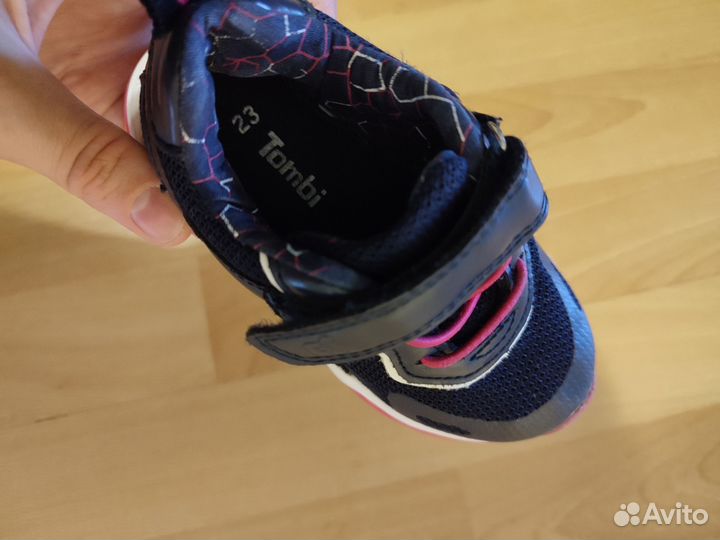 Кроссовки для девочки Tombi, 23 размер