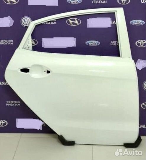 Дверь задняя правая белая Kia Rio 11-17