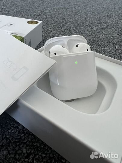 Airpods 2 с беспроводной зарядкой Premium новые