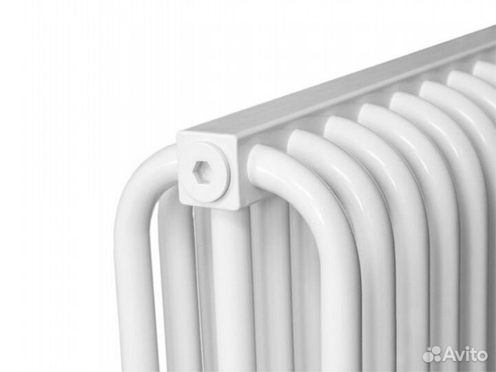 Радиатор отопления трубчатый RAL 9016 kzto