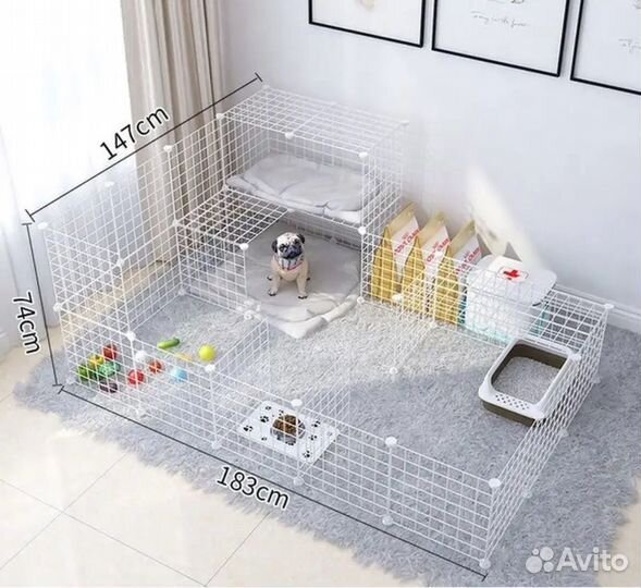 Клетка вольер для щенков