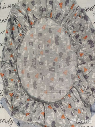 Простыни на резинке 70*90 для кроватки mommy lux