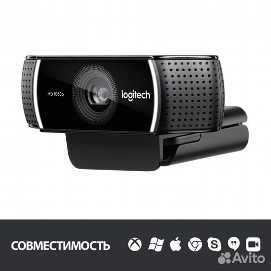 Веб-камера Logitech Pro Stream Webcam C922 (новая)