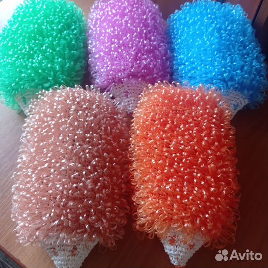 Мочалка ручной работы