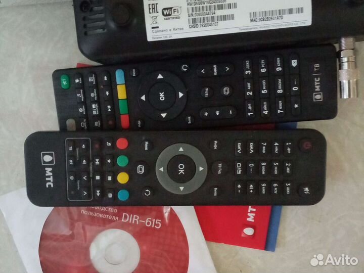 Роутер, кабельный приёмник МТС