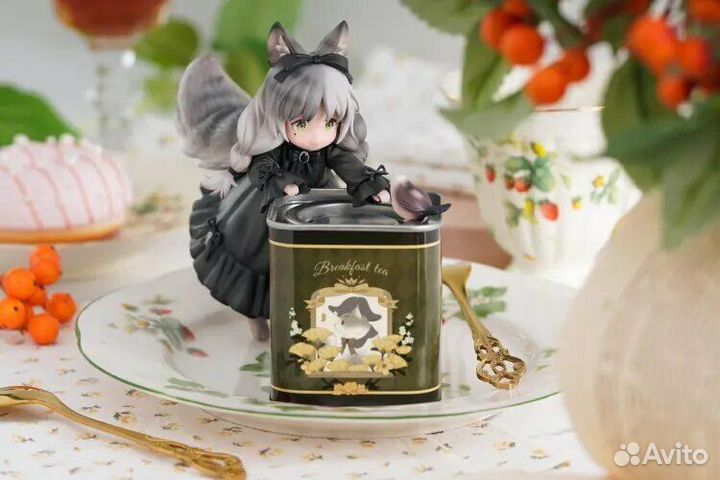 Аниме Фигурка DLC Tea Time Cats Tabby Cat
