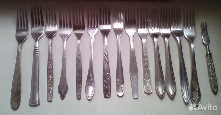 Вилки, ложки, ножи (нержавейка) СССР