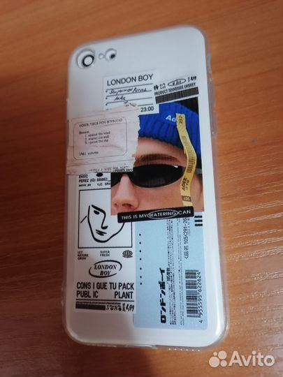 Защитное стекло+чехол на айфон 7