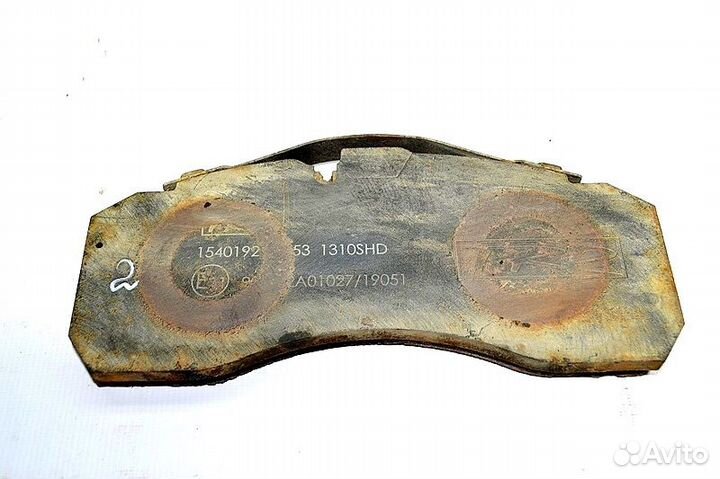 Колодка дискового тормоза iveco Stralis (01.02)