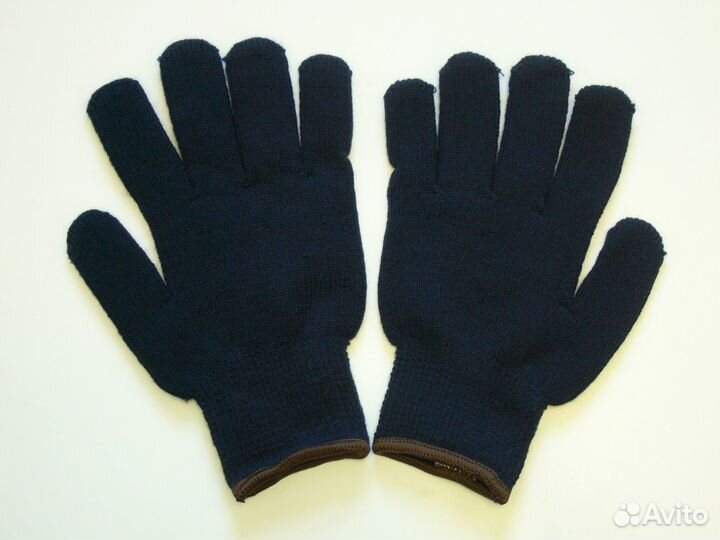 Перчатки полушерсть