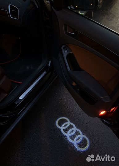 Подсветка дверей audi