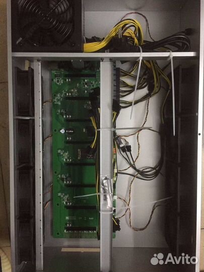 Закрытый корпус (тушка) для майнинга 8 карт 2000Вт
