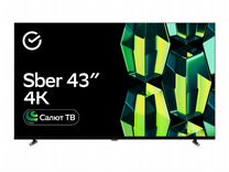 Новый телевизор sber SDX-43U4124, 43"(109 см)