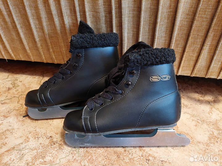 Коньки детские Black/SG Start двойное лезвие