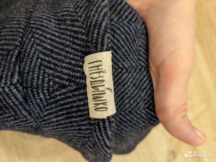 Шапка панамка с ушками гнездышко