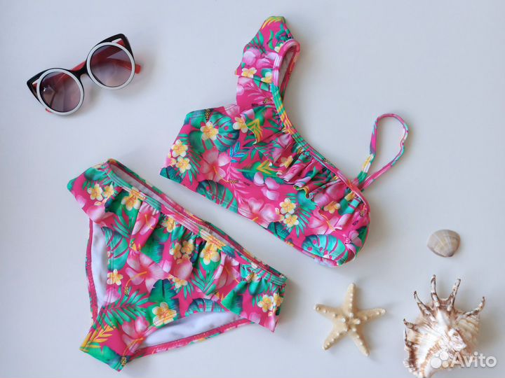 Купальник для девочки раздельный 116 122