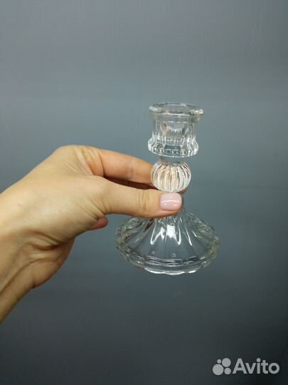 Подсвечник хрусталь стекло